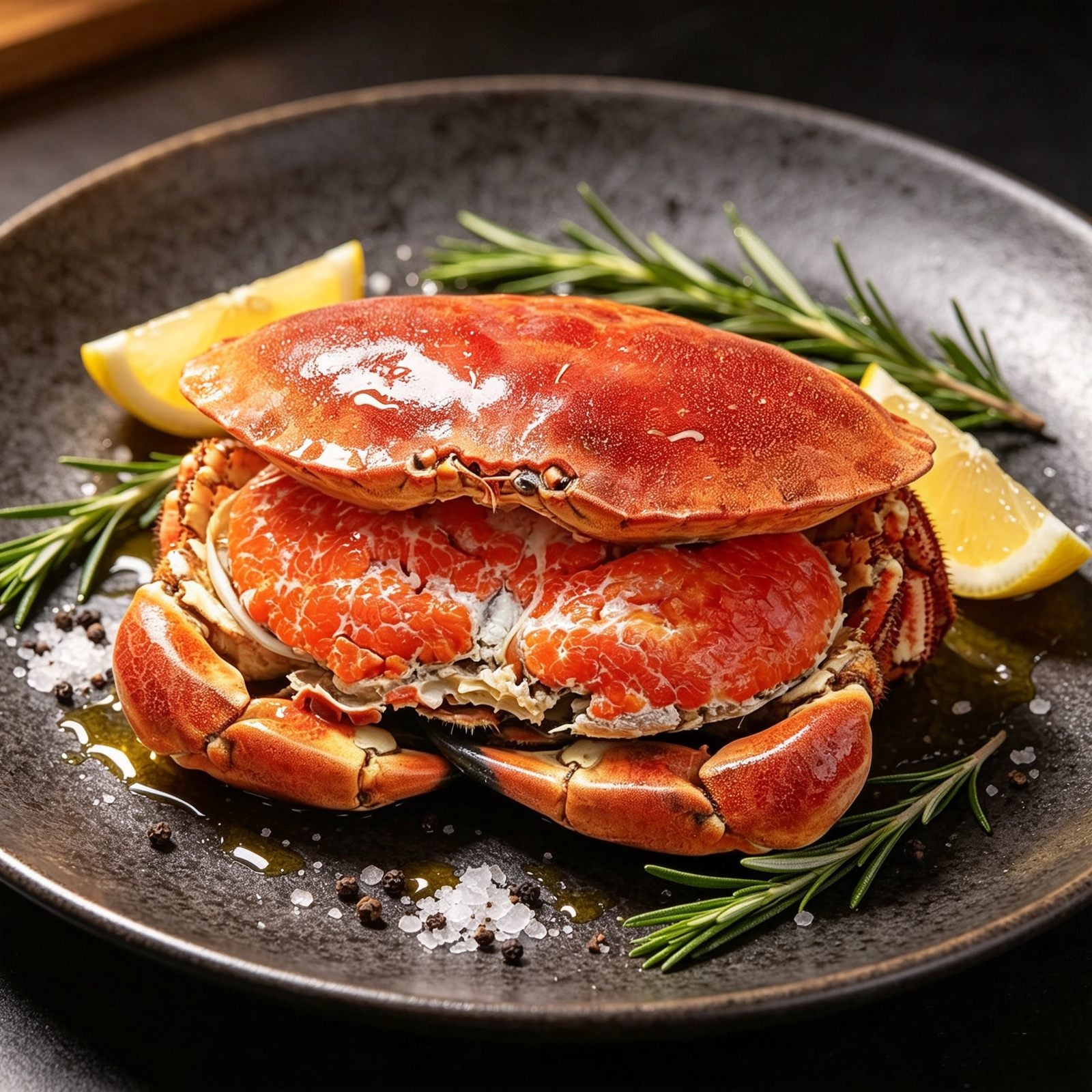 Pre-Cooked Frozen Brown Crab 1KG